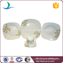 Colorido flor handpainted eco-friendly dinnerware jogo